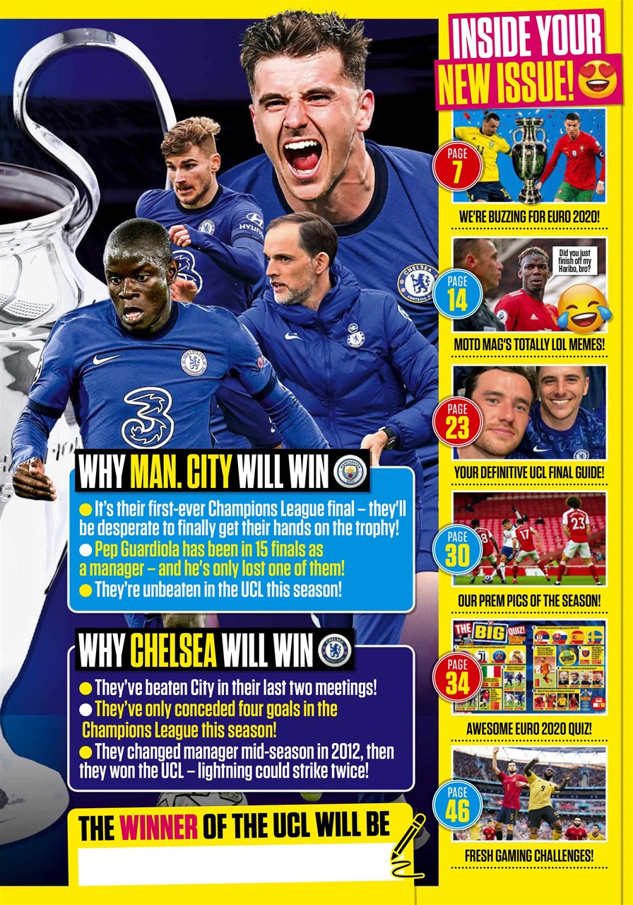 Match of the Day Magazine Issue 628 Back Issue