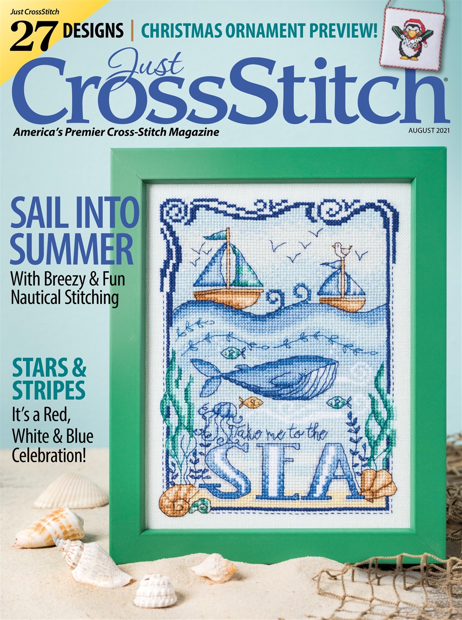 Just CrossStitch Magazine August 2021 Subscriptions Pocketmags