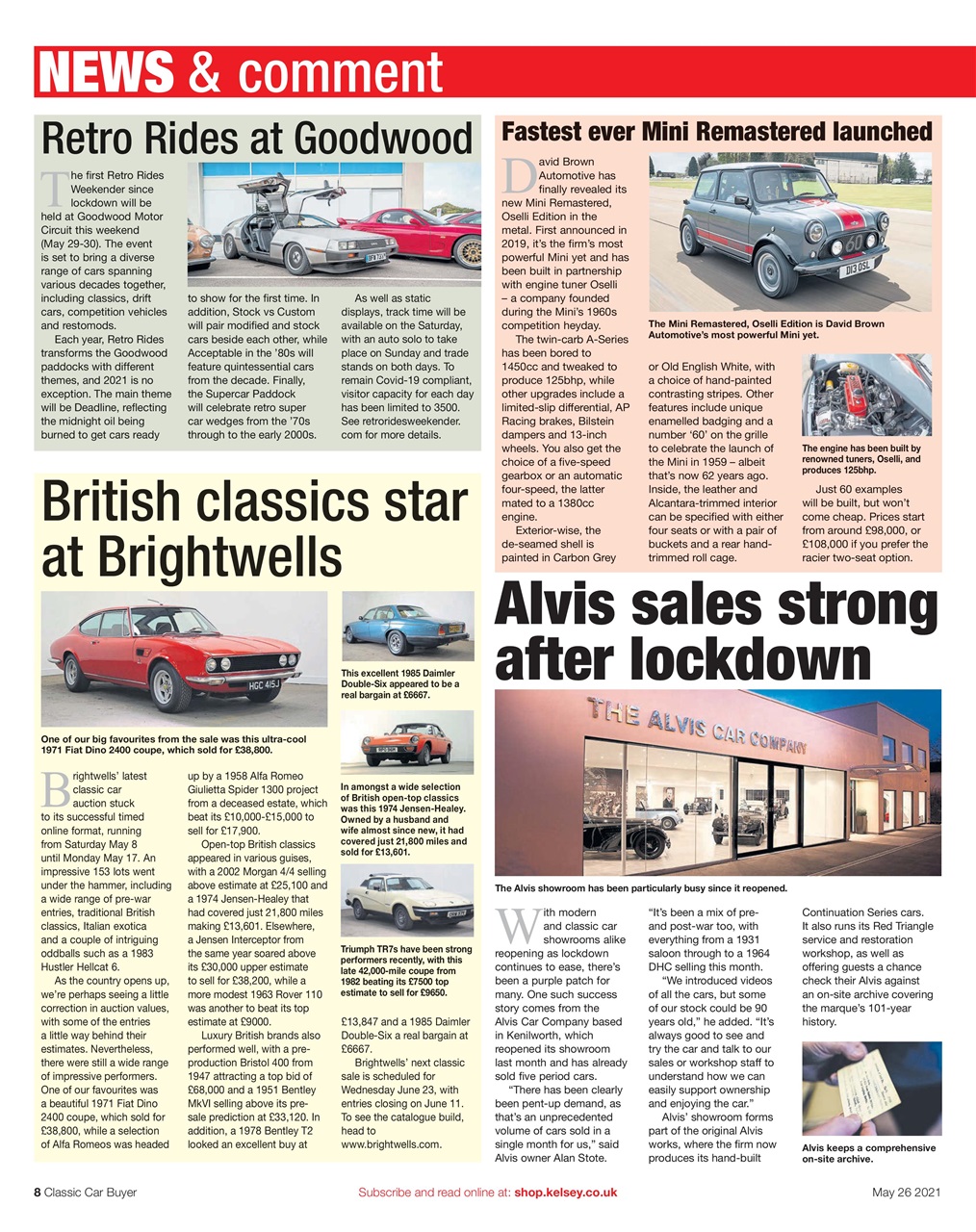 Classic Car Buyer Magazine - May 26 2021 Back Issue