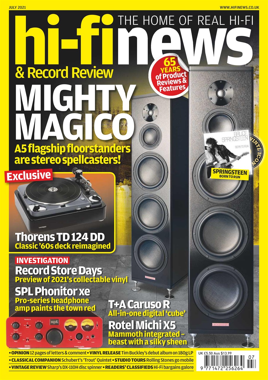 Hi-fi News Magazine - July 2021 Subscriptions 