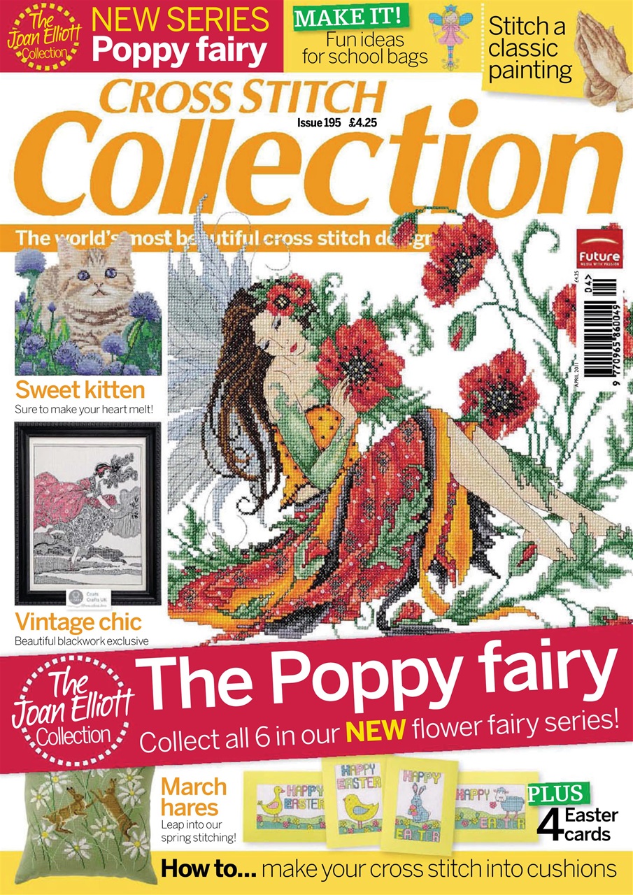 Cross Stitch Collection Magazine April 2011 Back Issue