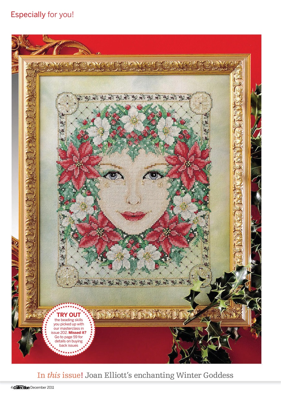 Cross Stitch Collection Magazine December 2011 Back Issue