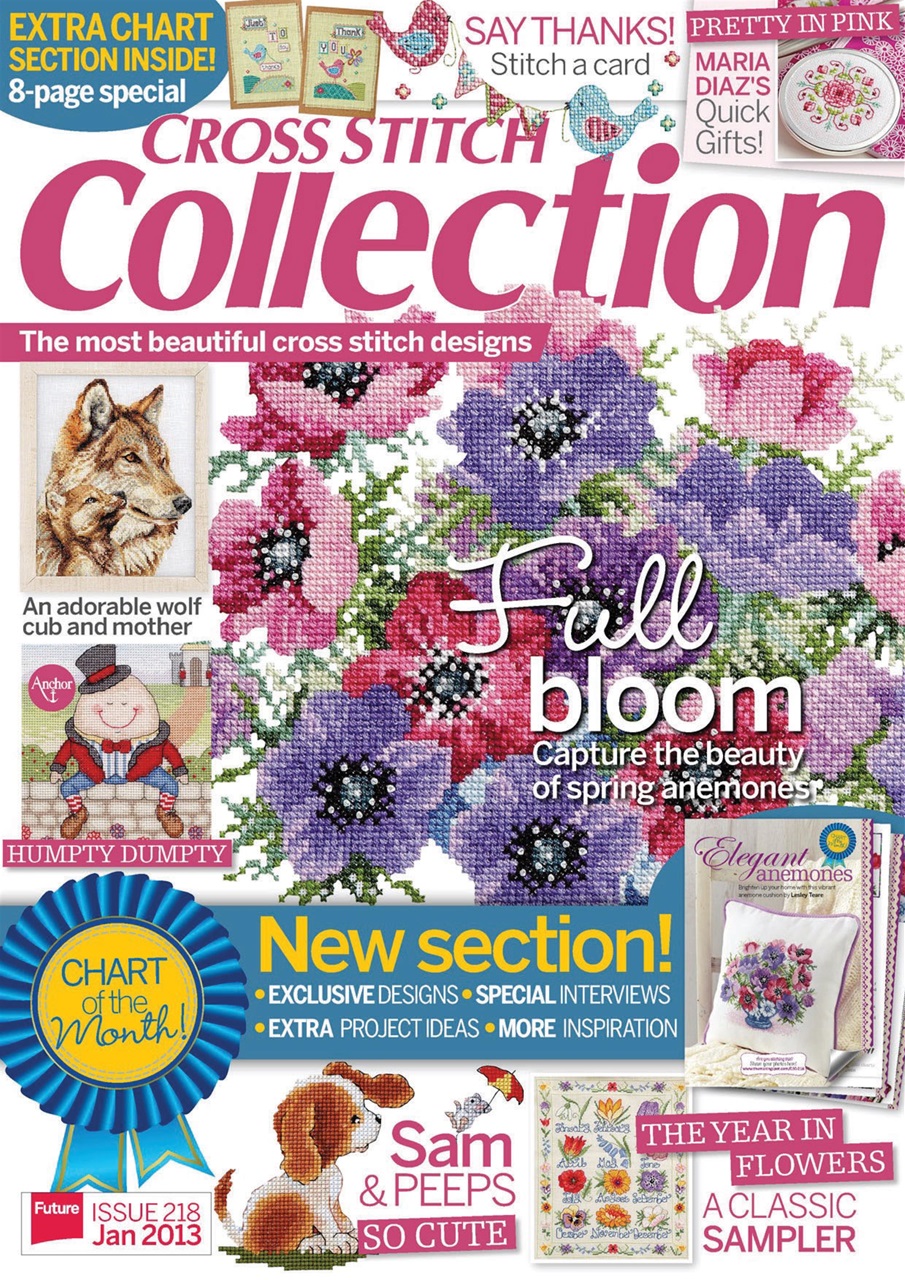 Cross Stitch Collection Magazine January 2013 Back Issue