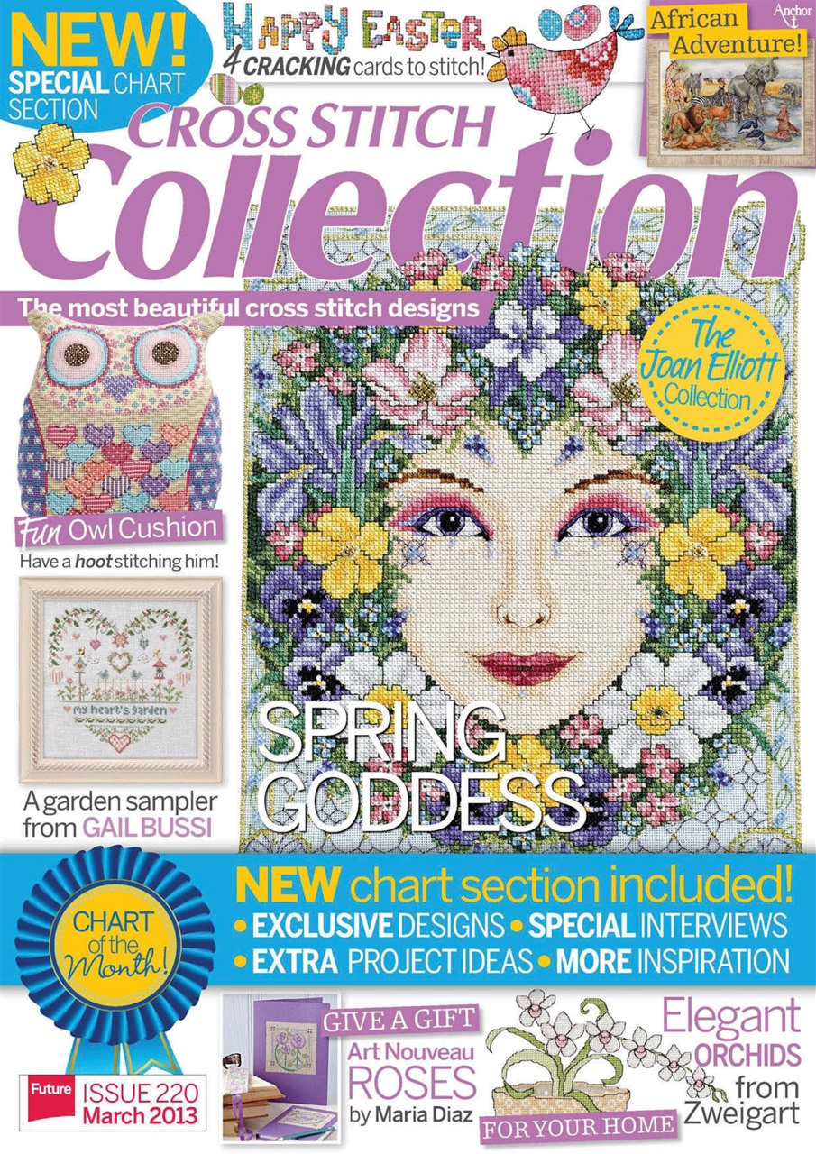 Cross Stitch Collection Magazine - March 2013 Back Issue