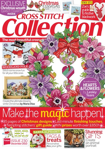 Cross Stitch Collection Magazine - December 2013 Back Issue