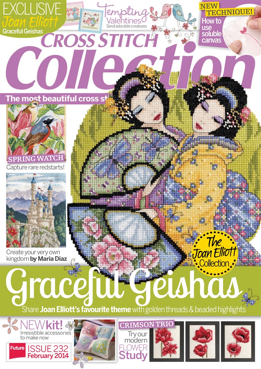 Cross Stitch Collection Magazine February 2014 Back Issue