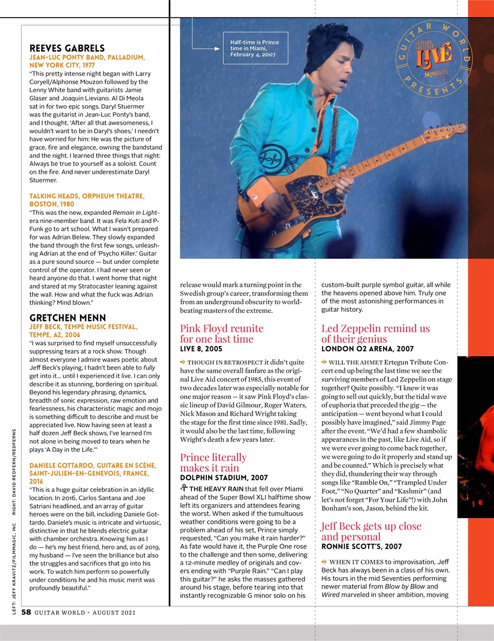 Guitar World Magazine August 2021 Back Issue