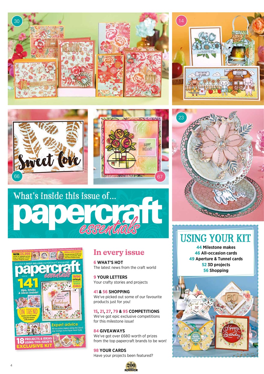 Papercraft Essentials Magazine Issue 200 Subscriptions Pocketmags