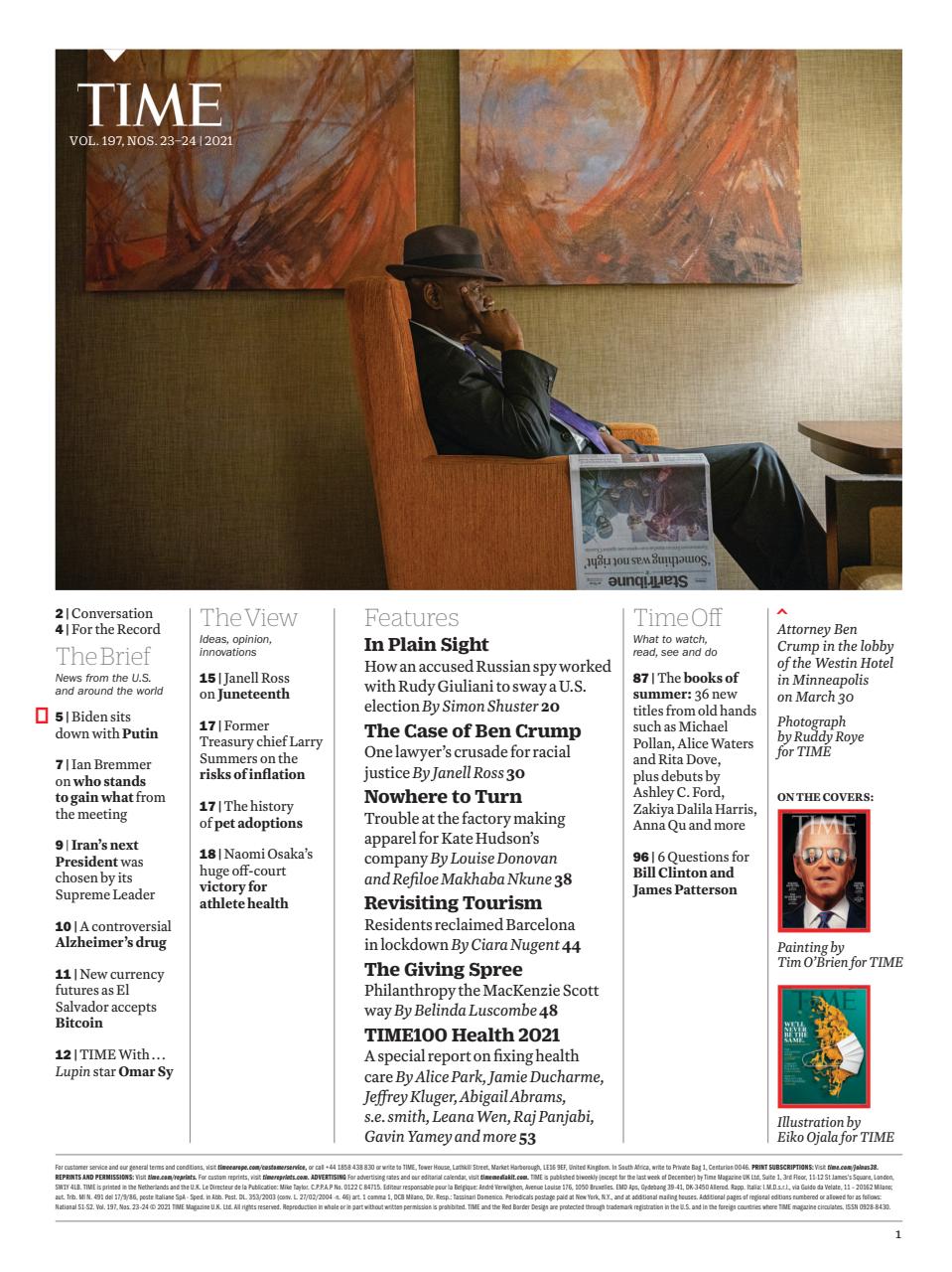 Time Magazine 21/06/2021 Subscriptions Pocketmags