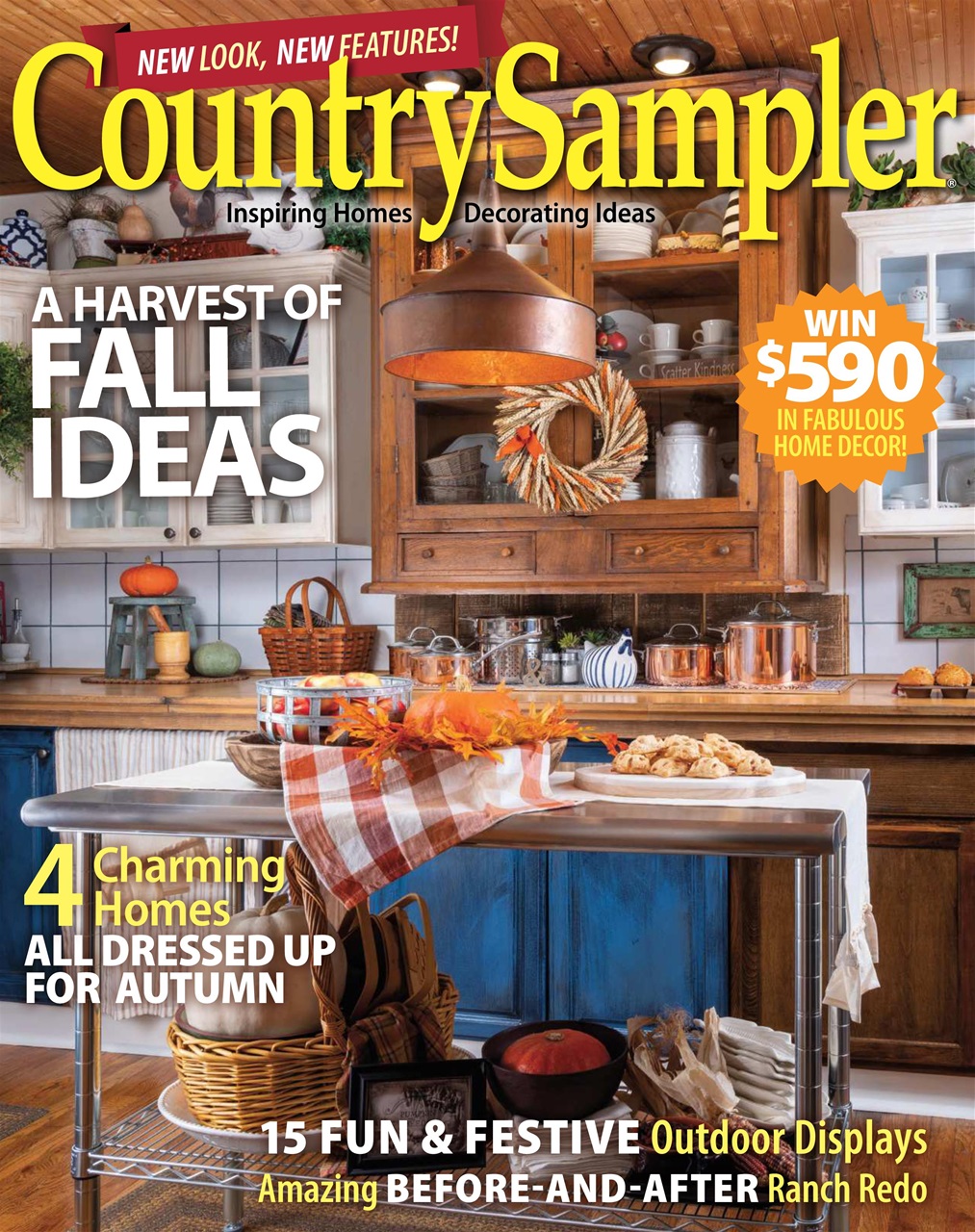 Country Sampler Magazine - September 2021 Subscriptions | Pocketmags