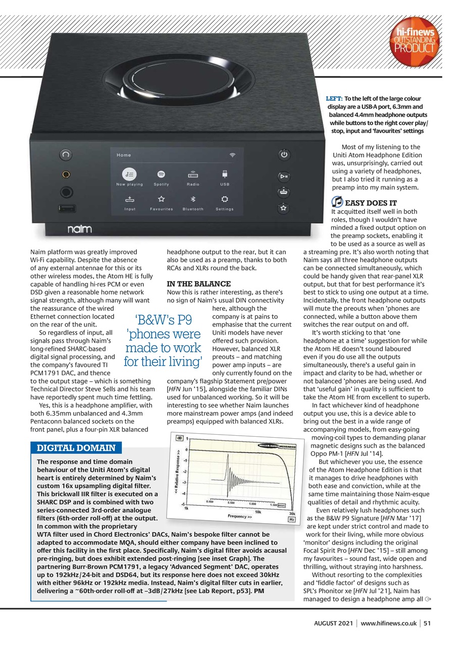 Hi-Fi News Magazine - August 2021 Subscriptions | Pocketmags