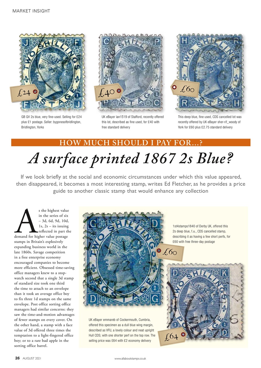 Stamp Collector Magazine August 2021 Subscriptions Pocketmags