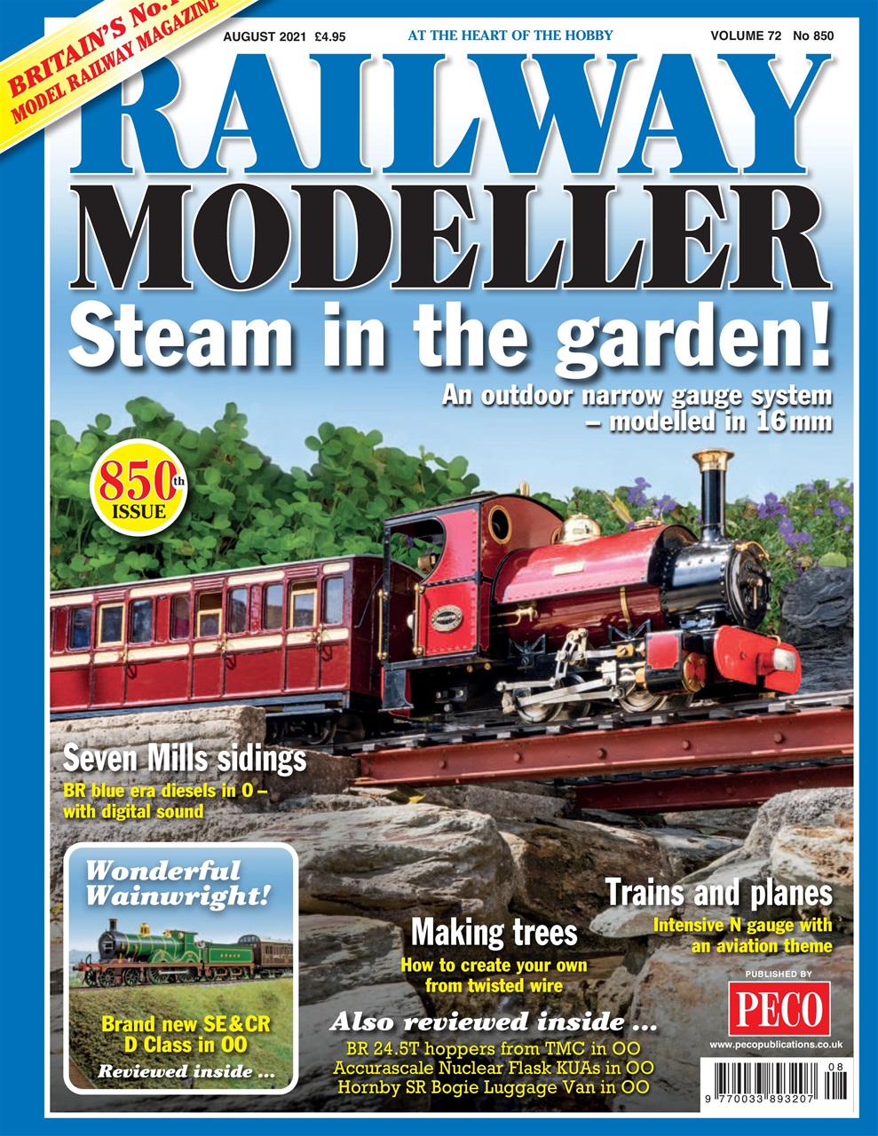 Railway Modeller Magazine - August 2021 Subscriptions | Pocketmags