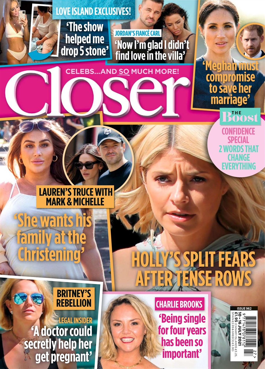 Closer Magazine - Issue 962 Subscriptions | Pocketmags