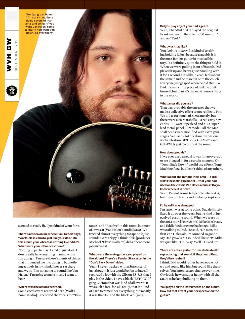 Guitar World Magazine September 2021 Back Issue