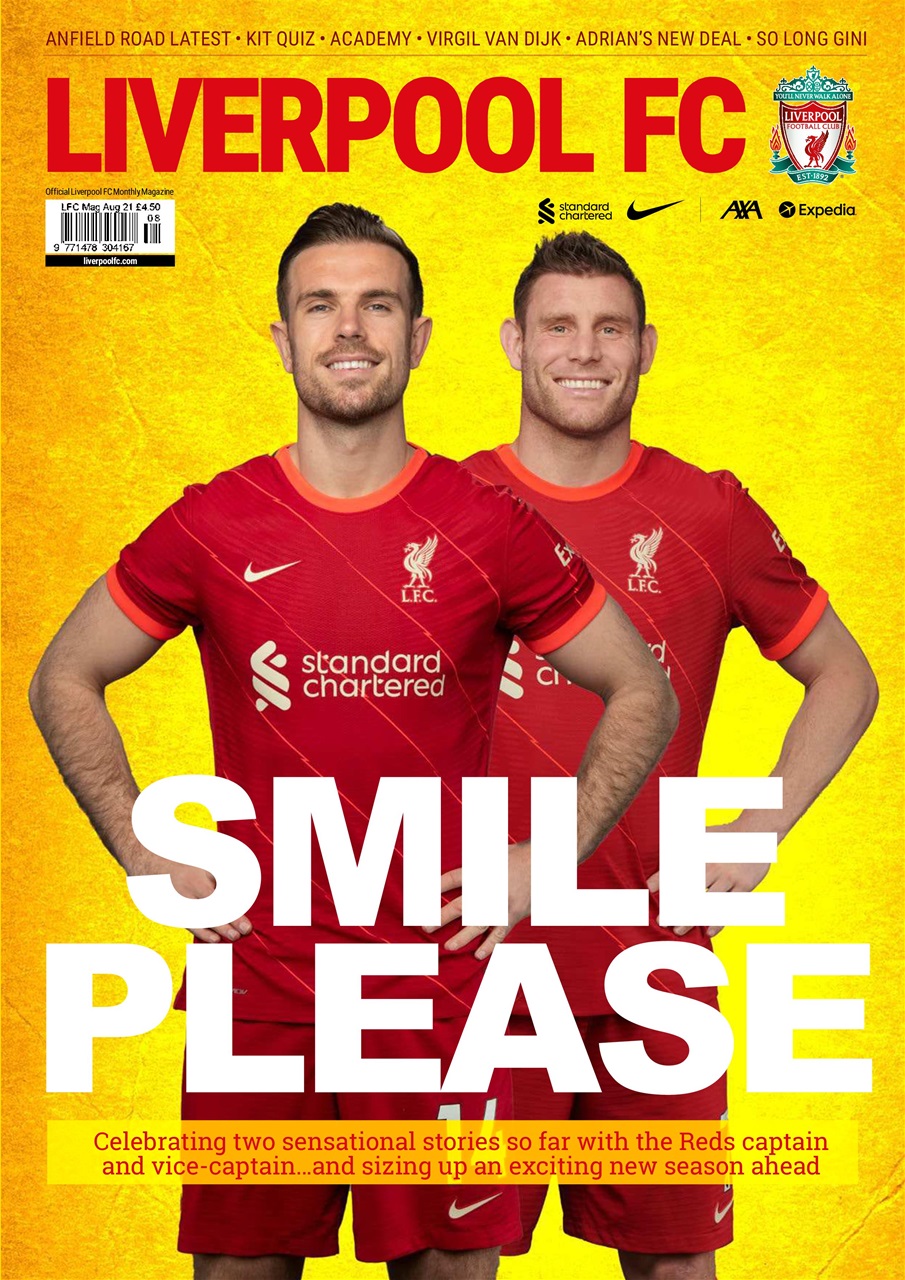 Liverpool FC Magazine Aug21 Back Issue