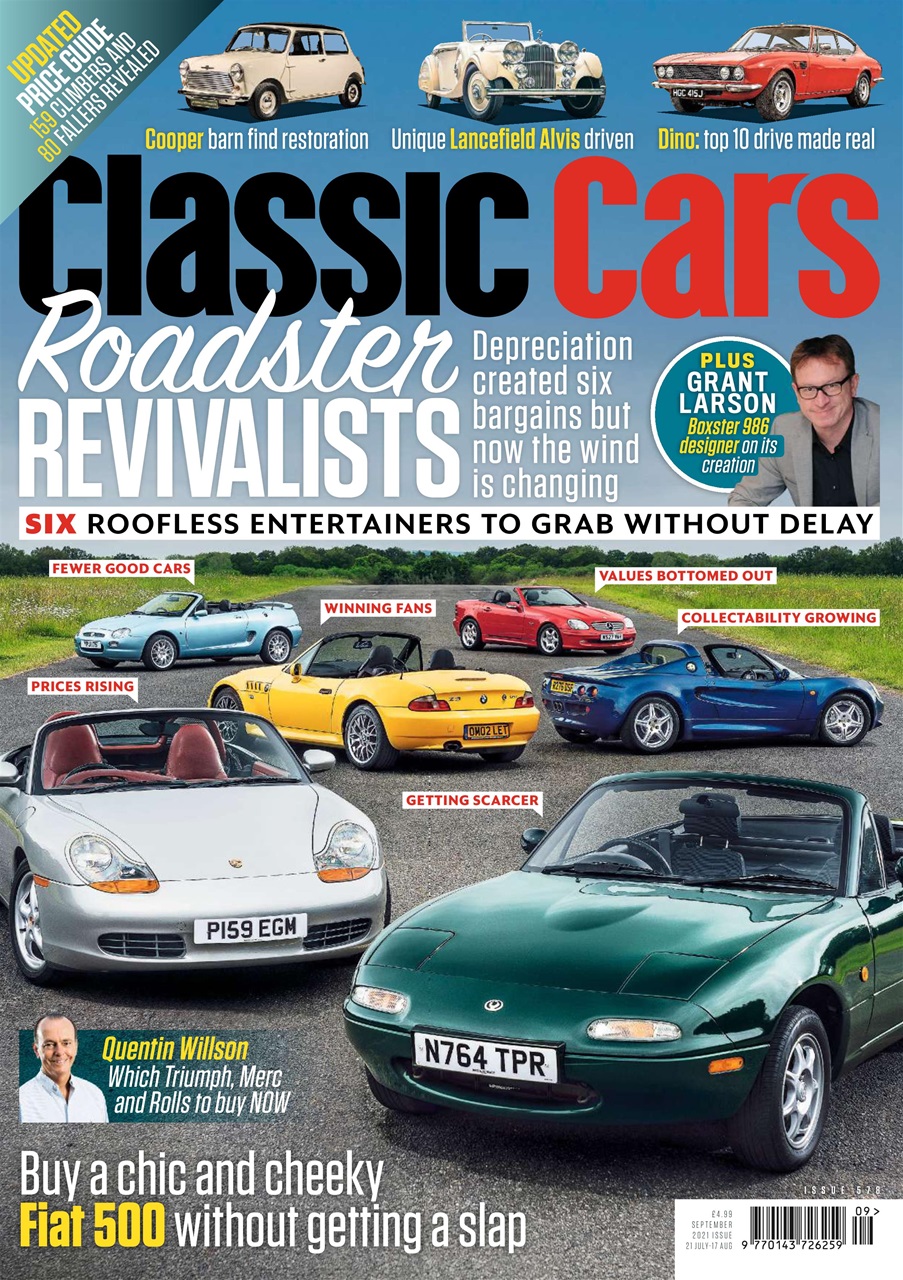Classic Cars Magazine September 2021 Subscriptions Pocketmags