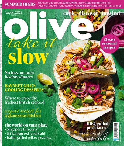 Olive Magazine - August 2021 Back Issue