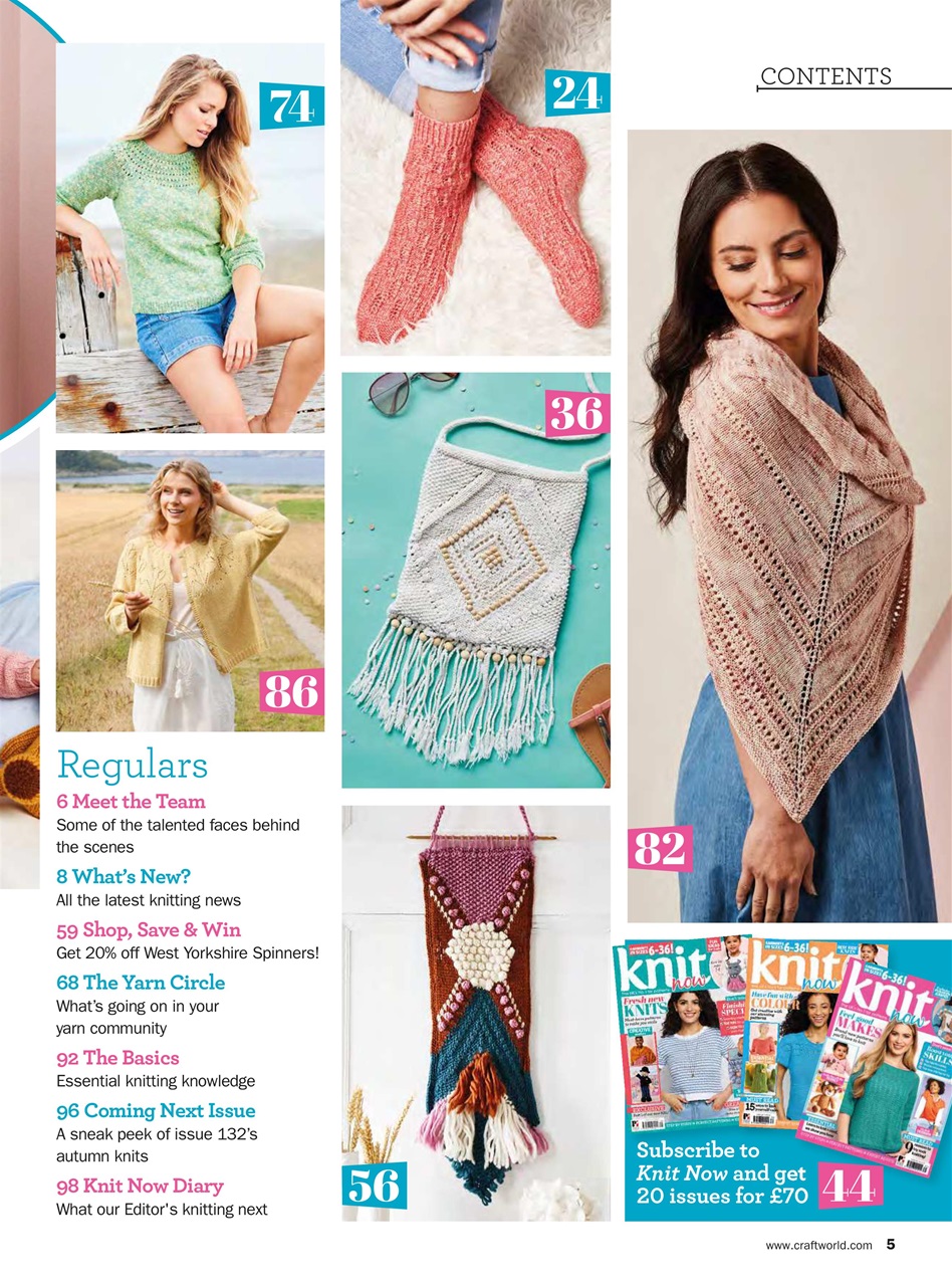 Knit Now Magazine Issue 131 Subscriptions Pocketmags