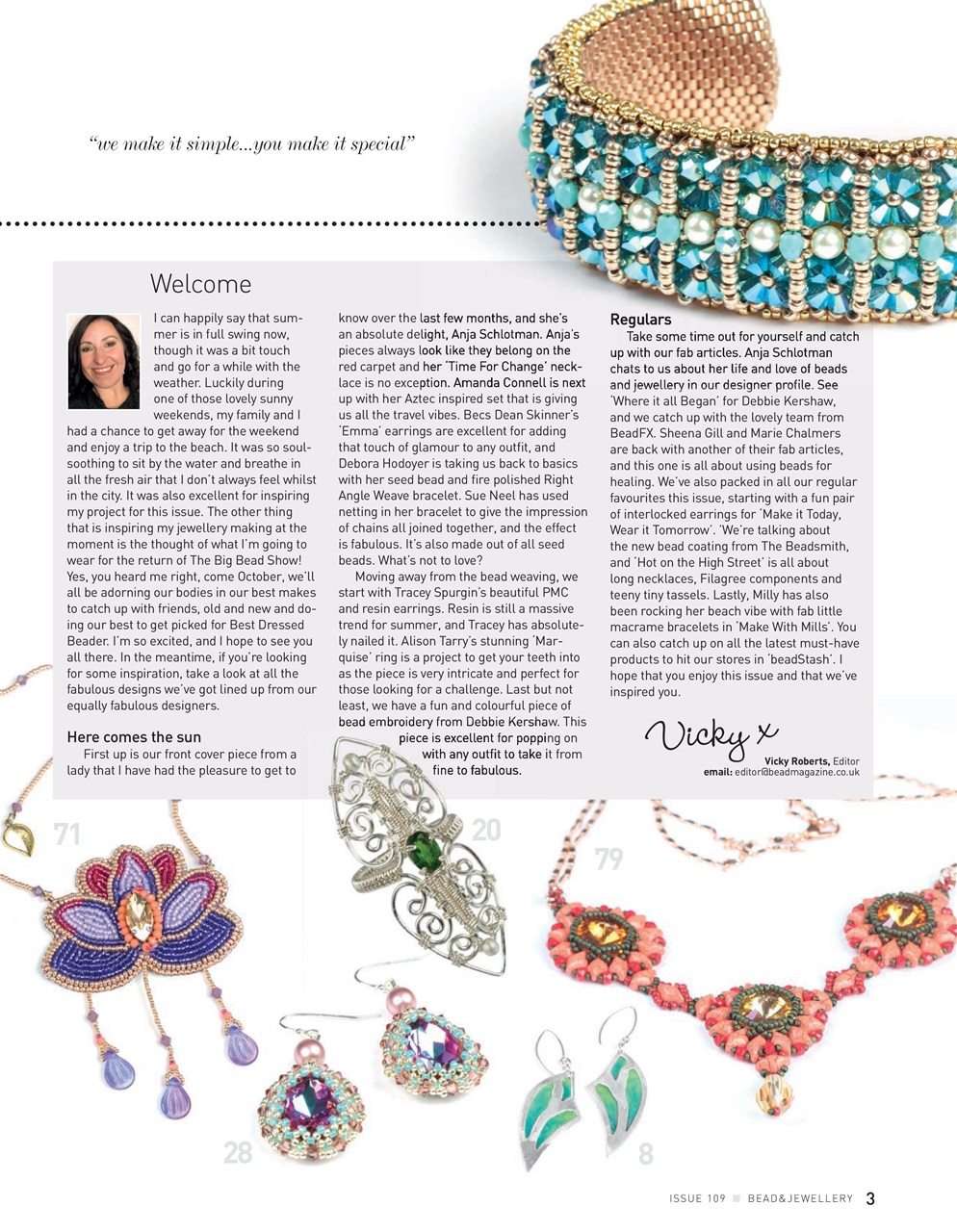 Bead & Jewellery Magazine - Issue 109 Subscriptions | Pocketmags