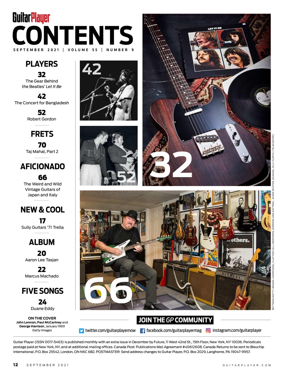 Guitar Player Magazine September 2021 Subscriptions Pocketmags