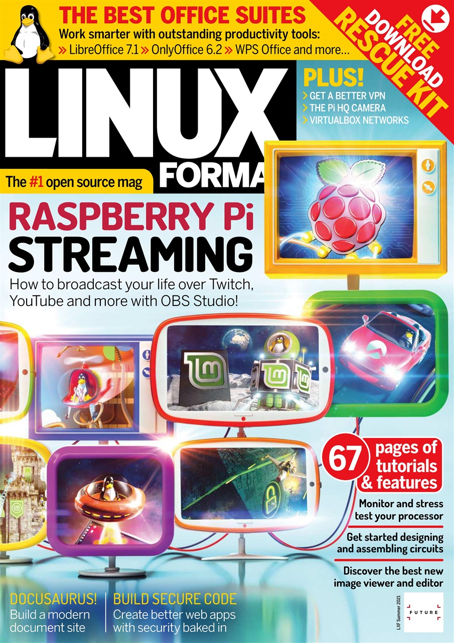 Linux Format Magazine - Summer 2021 Subscriptions | Pocketmags