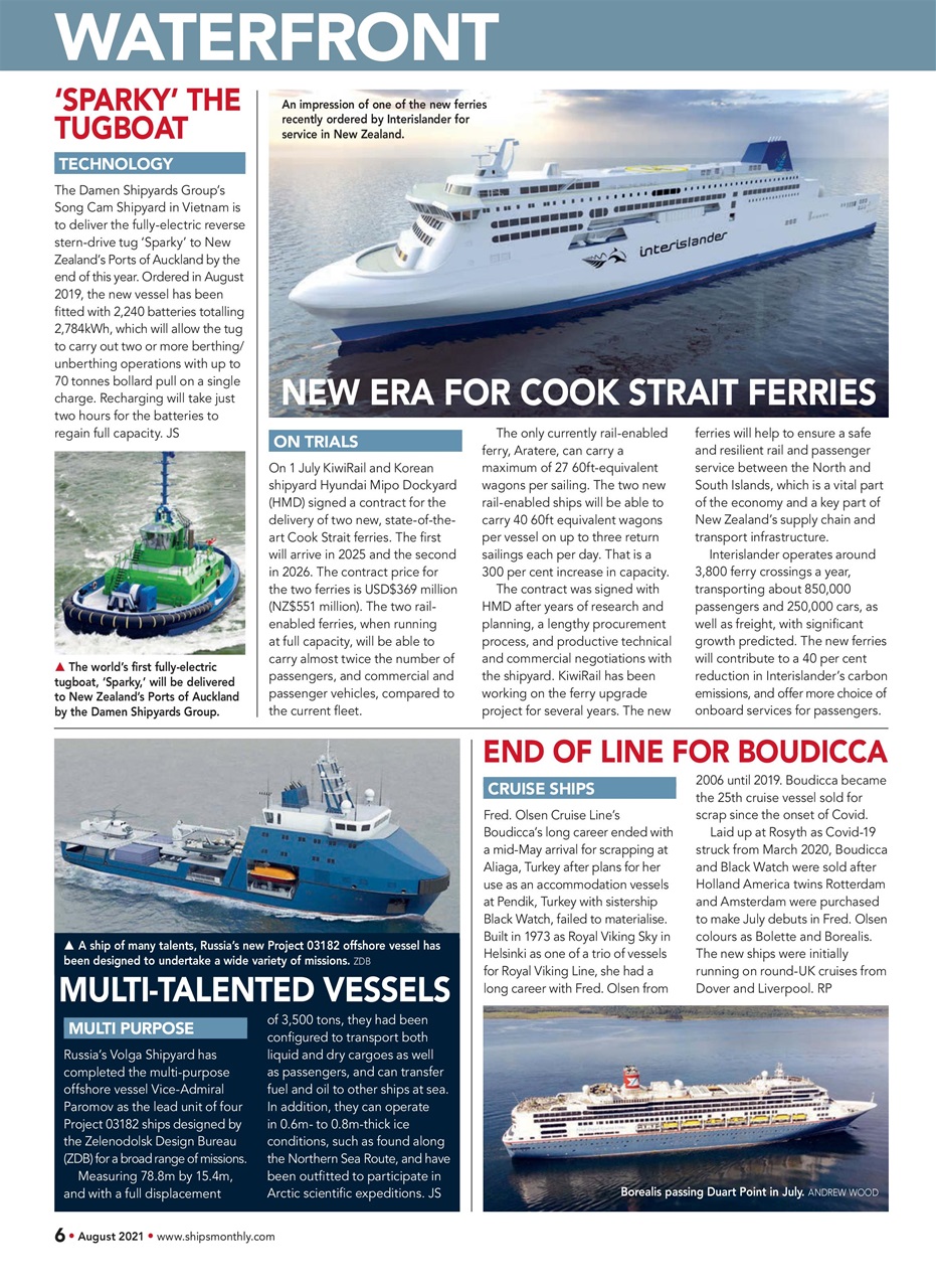 Ships Monthly Magazine Aug21 Subscriptions Pocketmags