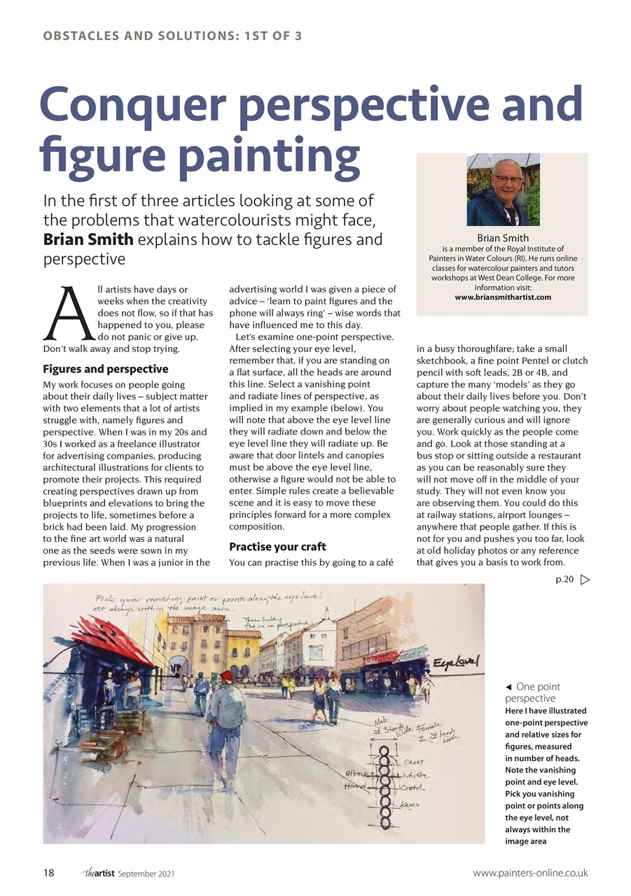 The Artist Magazine September 2021 Subscriptions Pocketmags