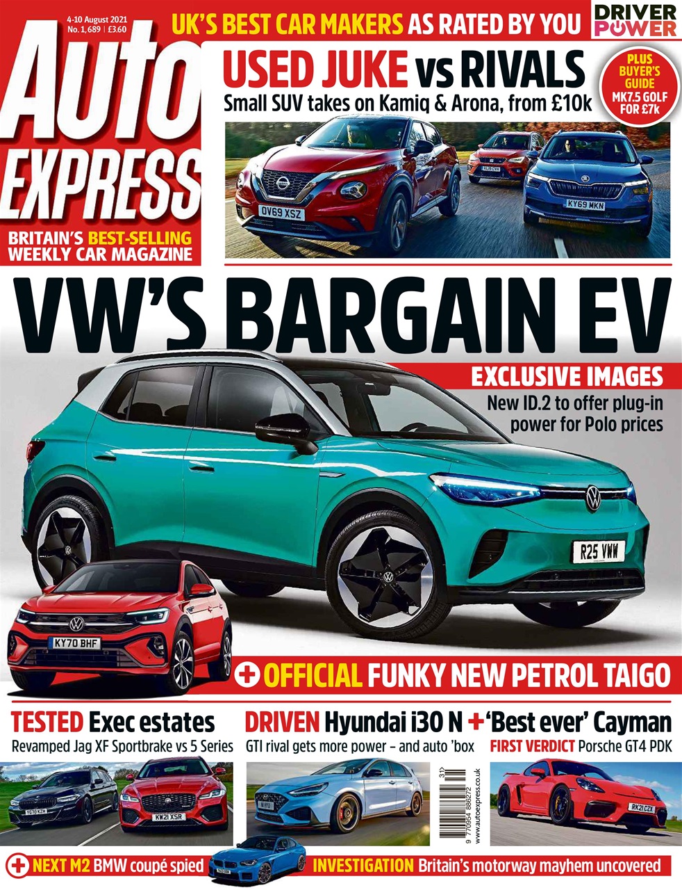 Auto Express Magazine August 5. 2021 Back Issue