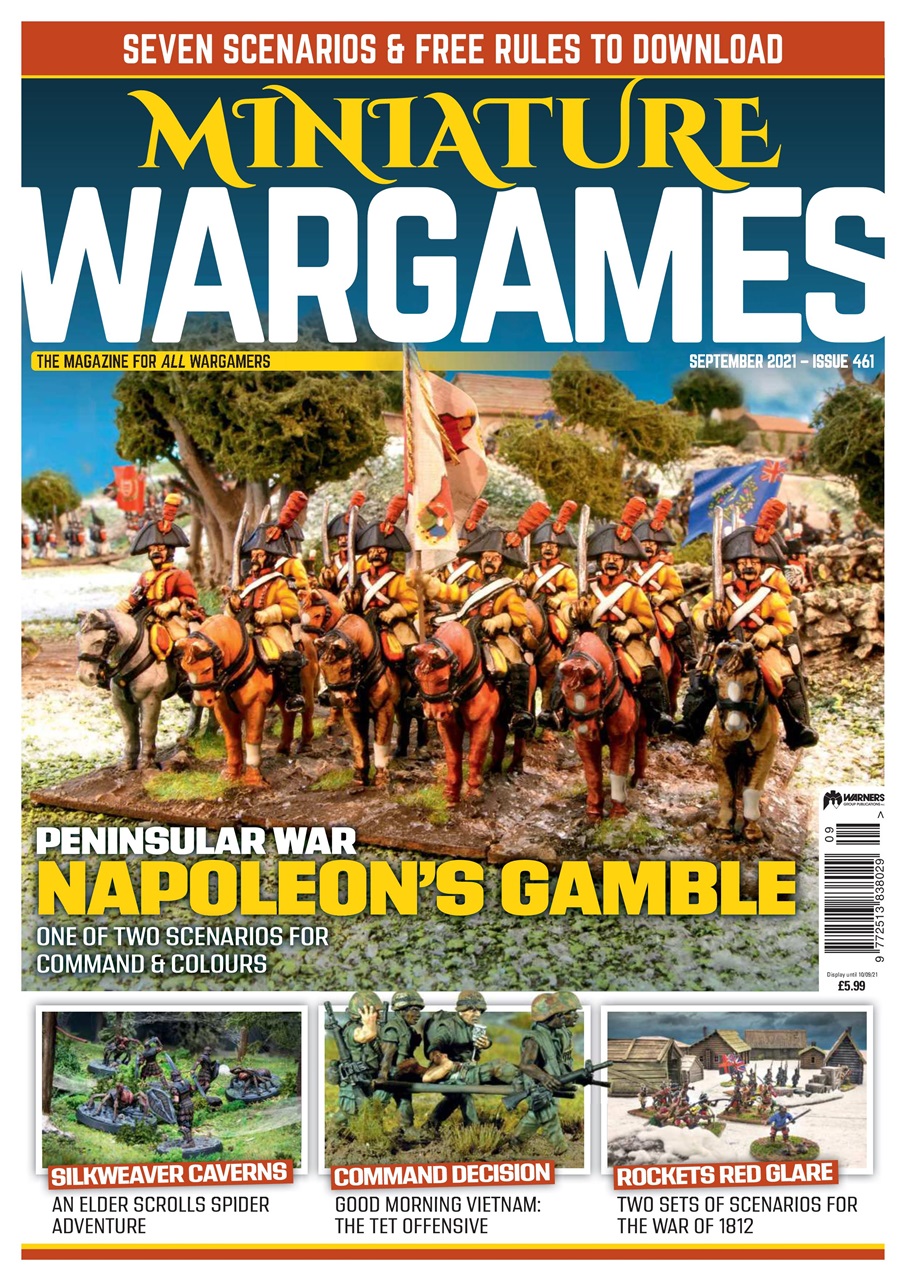 Miniature Wargames Magazine September 2021 [461] Subscriptions
