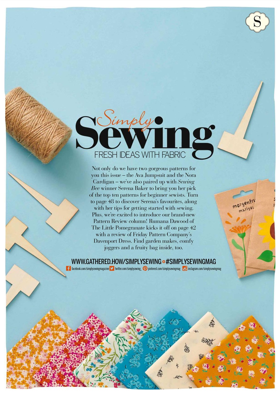 Simply Sewing Magazine Issue 85 Back Issue Simply Sewing Magazine Issue 85 Back Issue