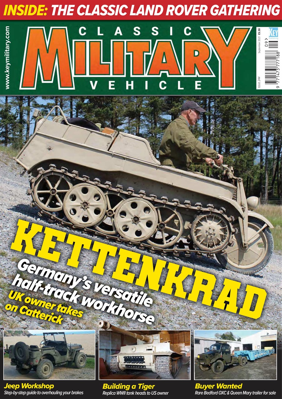 Classic Military Vehicle Magazine September 2021 Back Issue