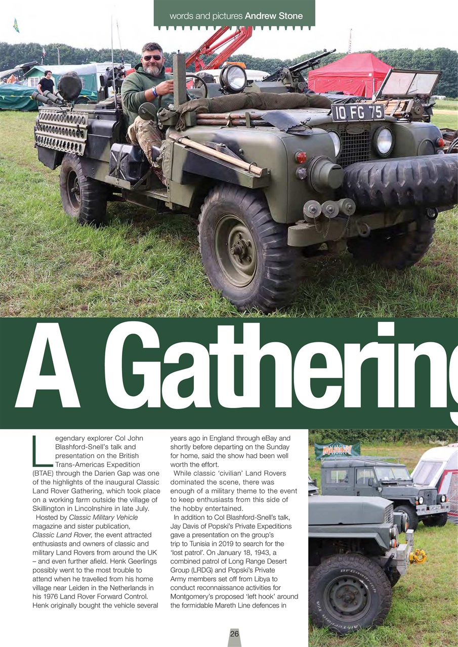 Classic Military Vehicle Magazine September 2021 Back Issue