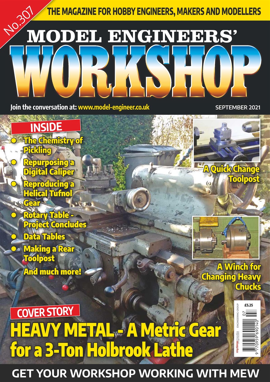 Model Engineers' Magazine September 2021 Subscriptions