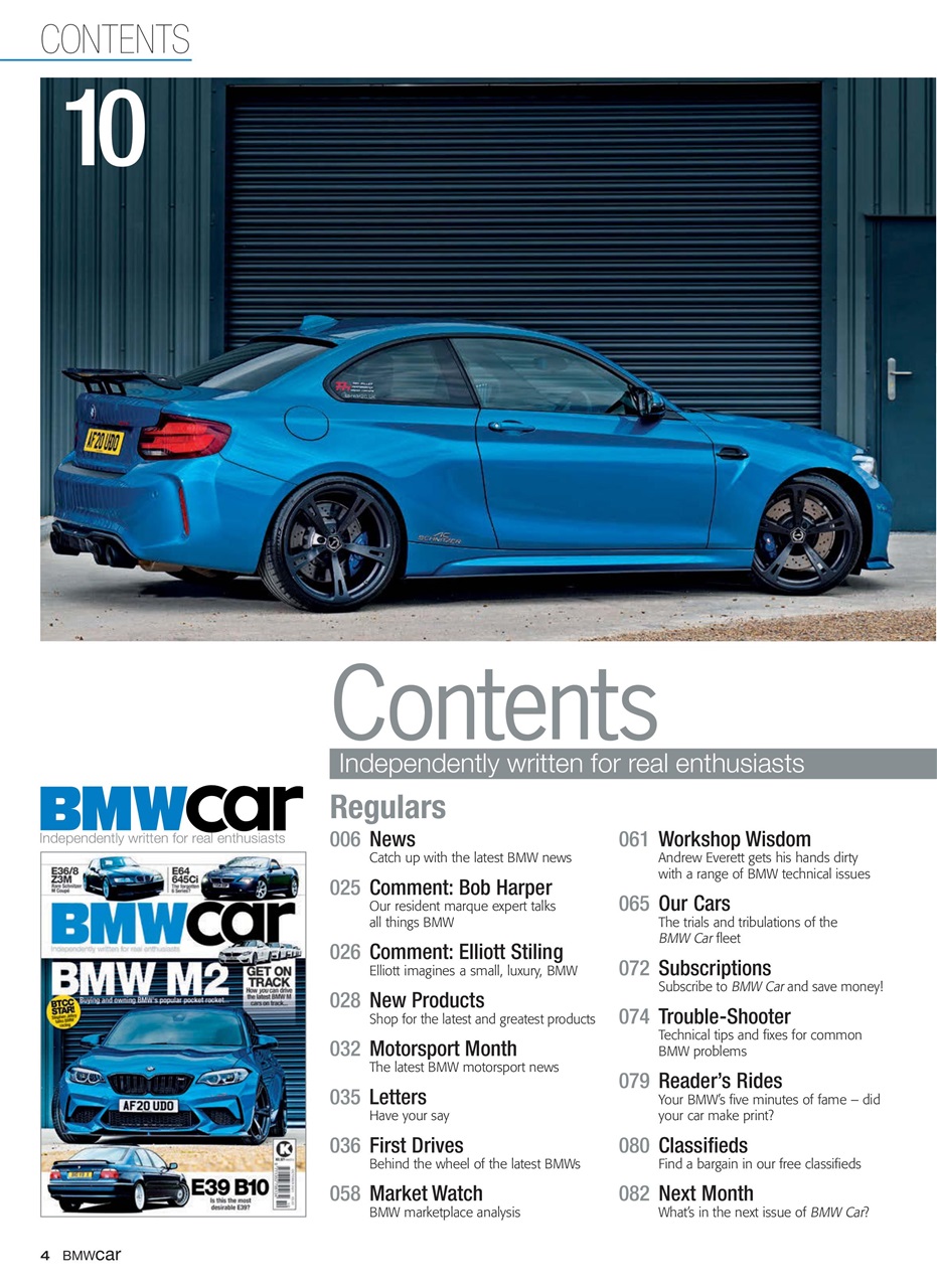 BMW Car Magazine Oct21 Subscriptions Pocketmags