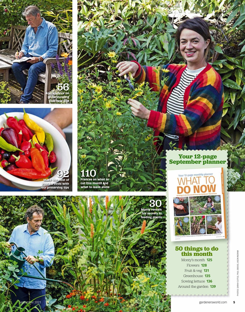 Bbc Gardeners World Magazine September Subscriptions Pocketmags