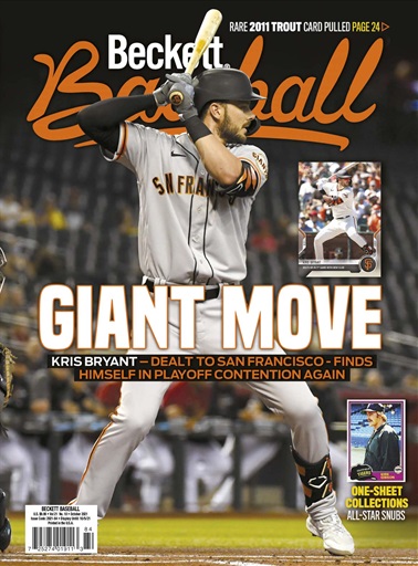Beckett Baseball Card Monthly Magazine San Francisco Giants 