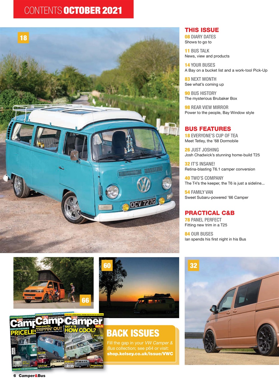 VW Camper Magazine Oct21 Subscriptions Pocketmags