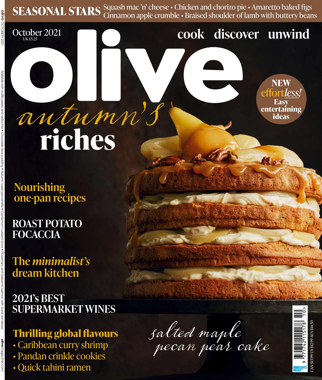 Olive Magazine October 2021 Back Issue