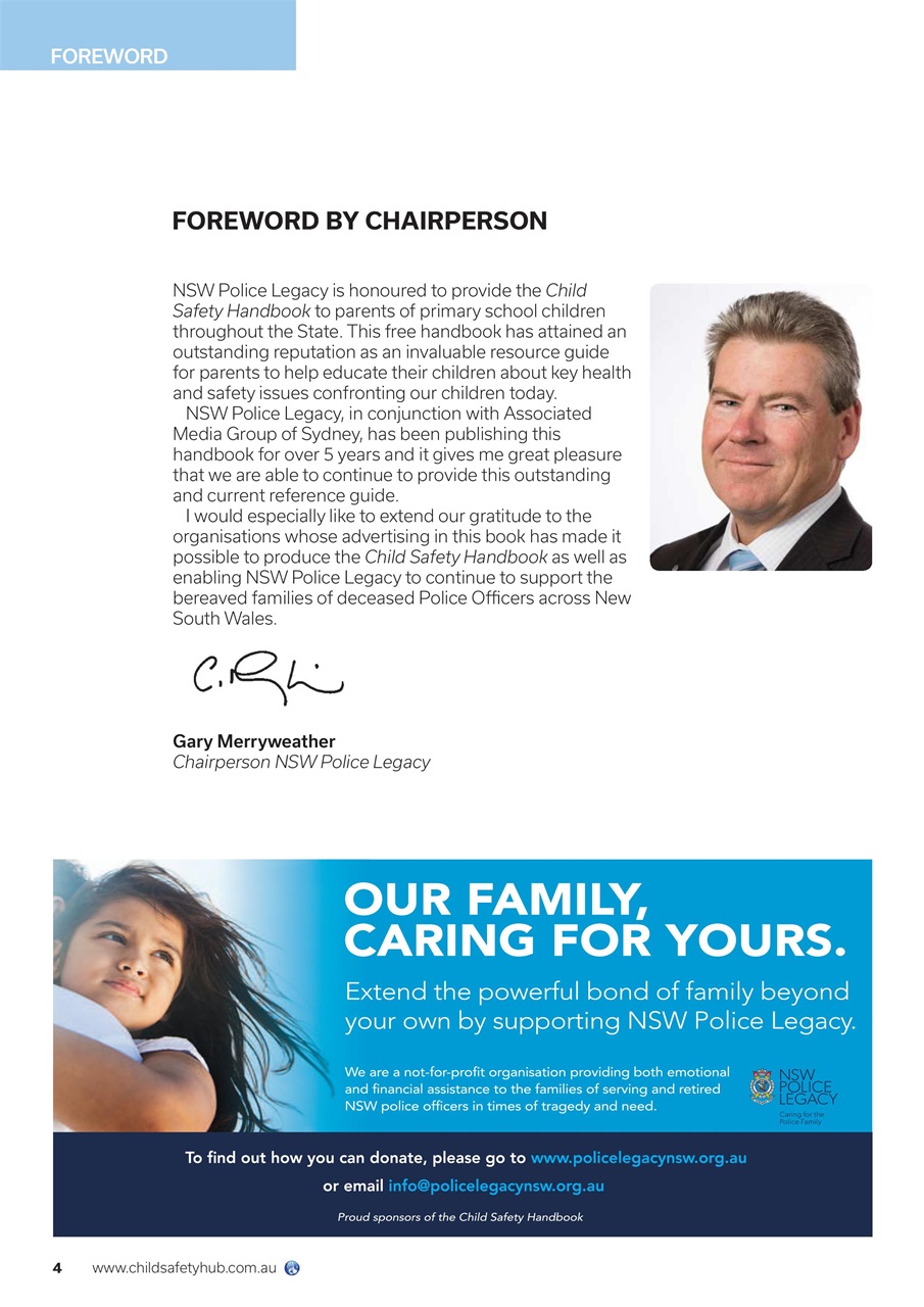 NSW Child Safety Handbook 2021 1st Edition Back Issue