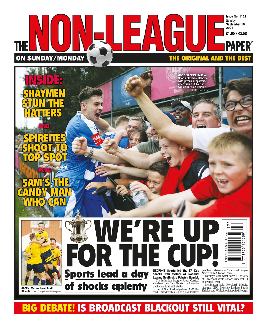 The Non-League Football Paper Magazine - 19 Sep 2021 Back Issue