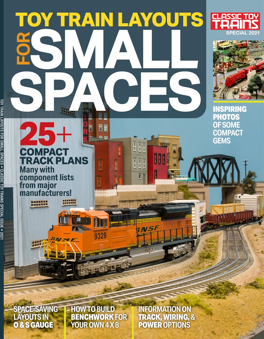Classic Toy Trains Magazine Toy Train Layouts for Small Spaces