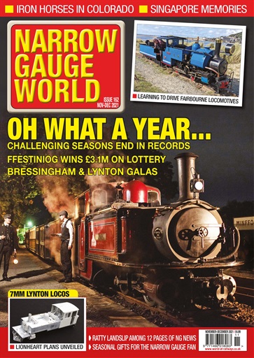 Narrow Gauge World Magazine - Nov-Dec 2021 Back Issue