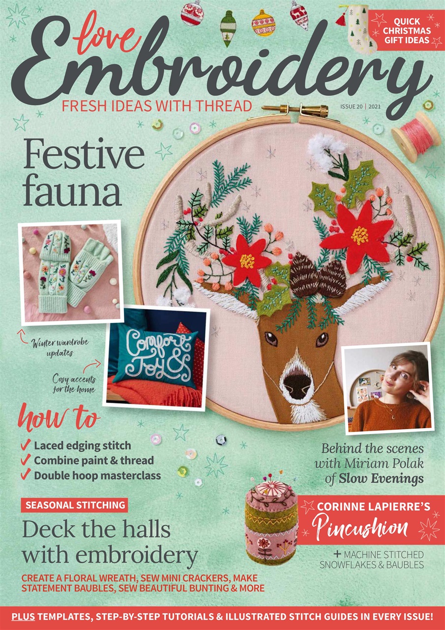 Love Embroidery Magazine Issue 20 Back Issue