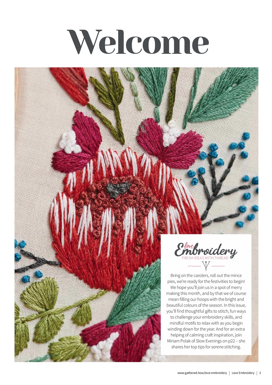 Love Embroidery Magazine Issue 20 Back Issue