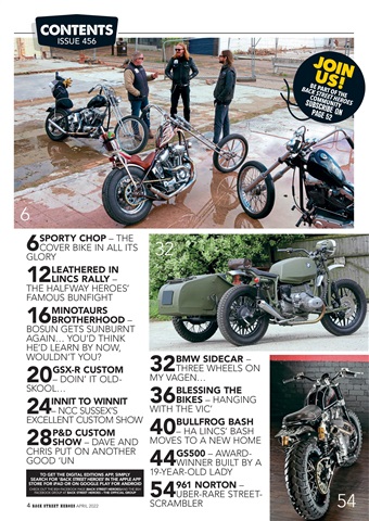 Back Street Heroes Magazine - 456 - April 2022 Back Issue
