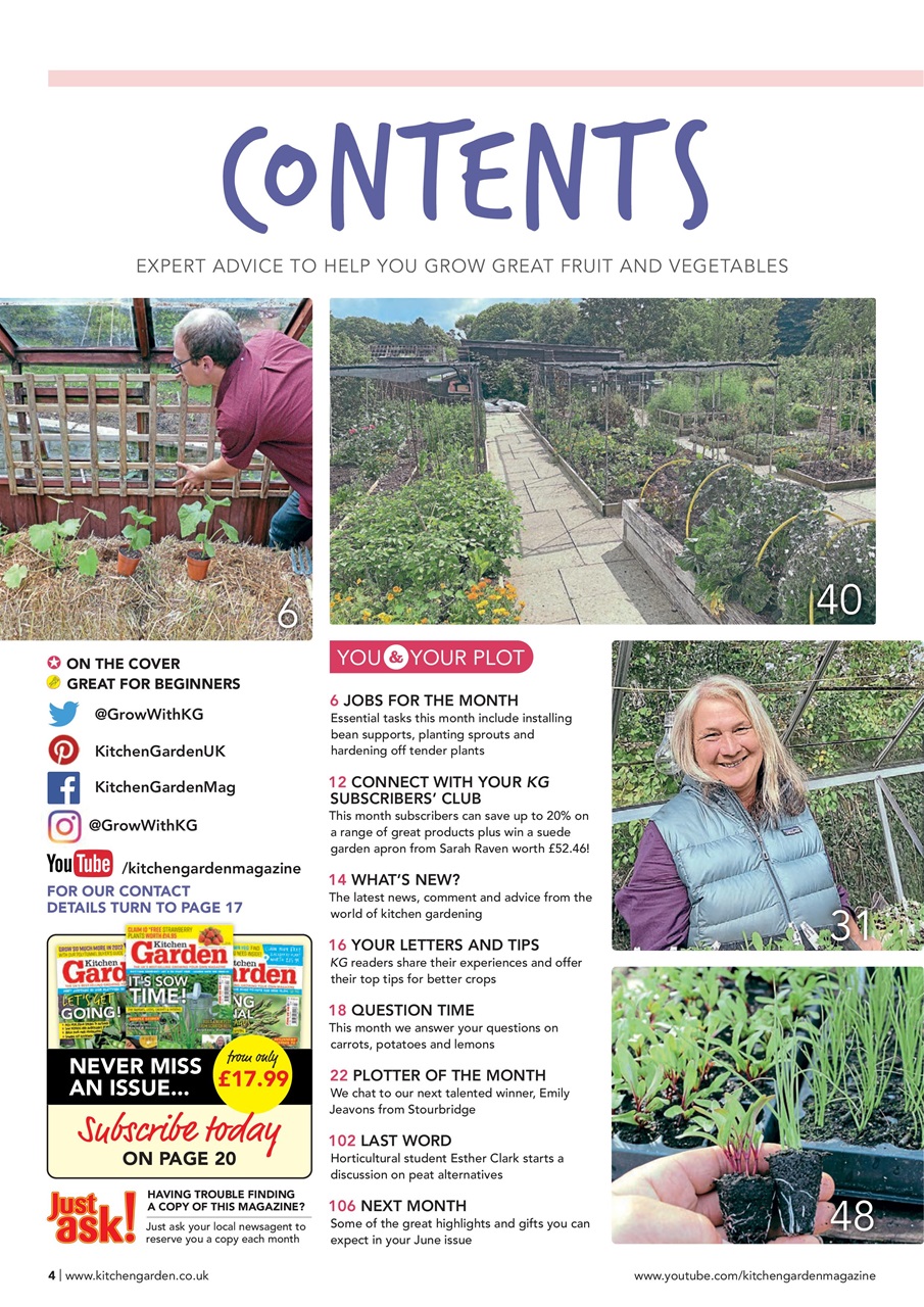 Kitchen Garden Magazine 296 May 2022 Subscriptions Pocketmags   0003 