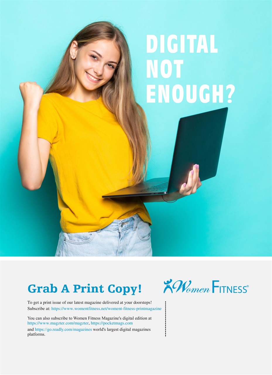 Women Fitness Magazine November/December 2021 Back Issue