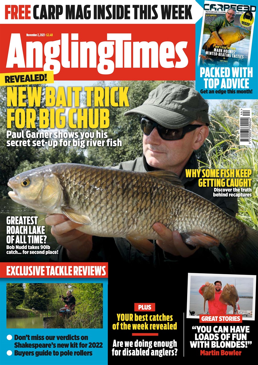 Angling Times Magazine 2nd Nov 2021 Back Issue