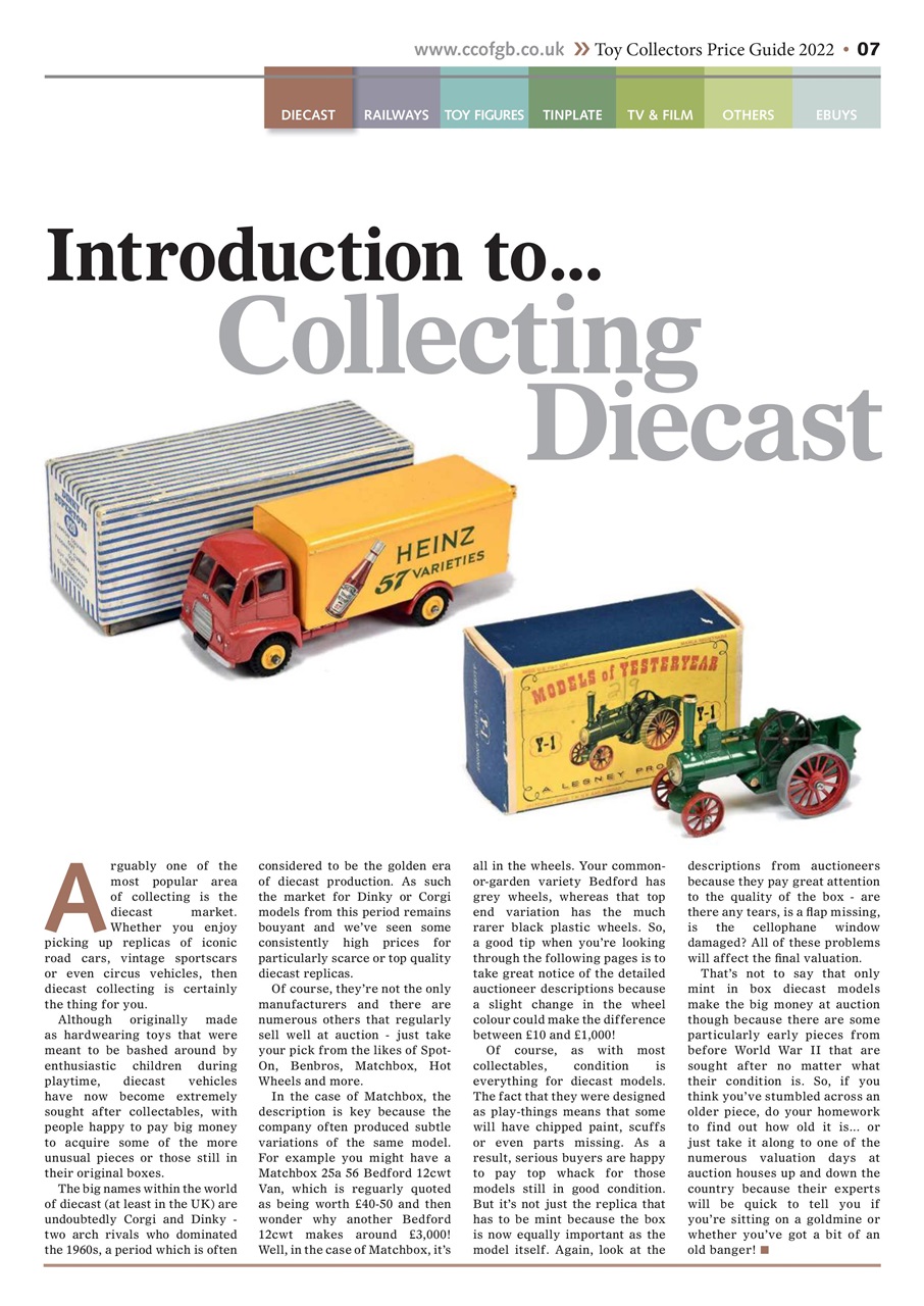 Toy Collectors Price Guide Magazine Price Guide 2022 Subscriptions